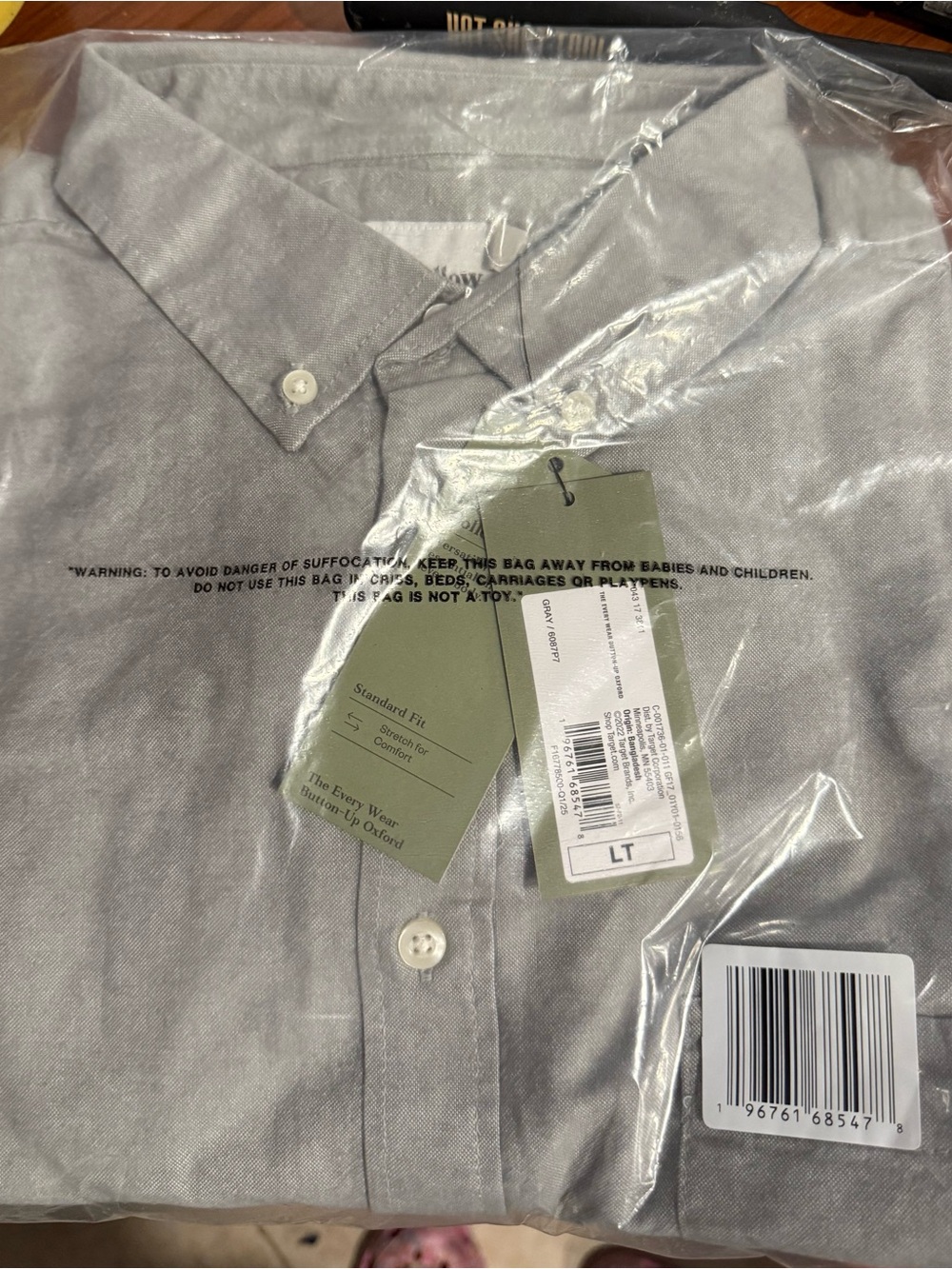 Goodfellow & Co Gray Casual Button-Down Shirt